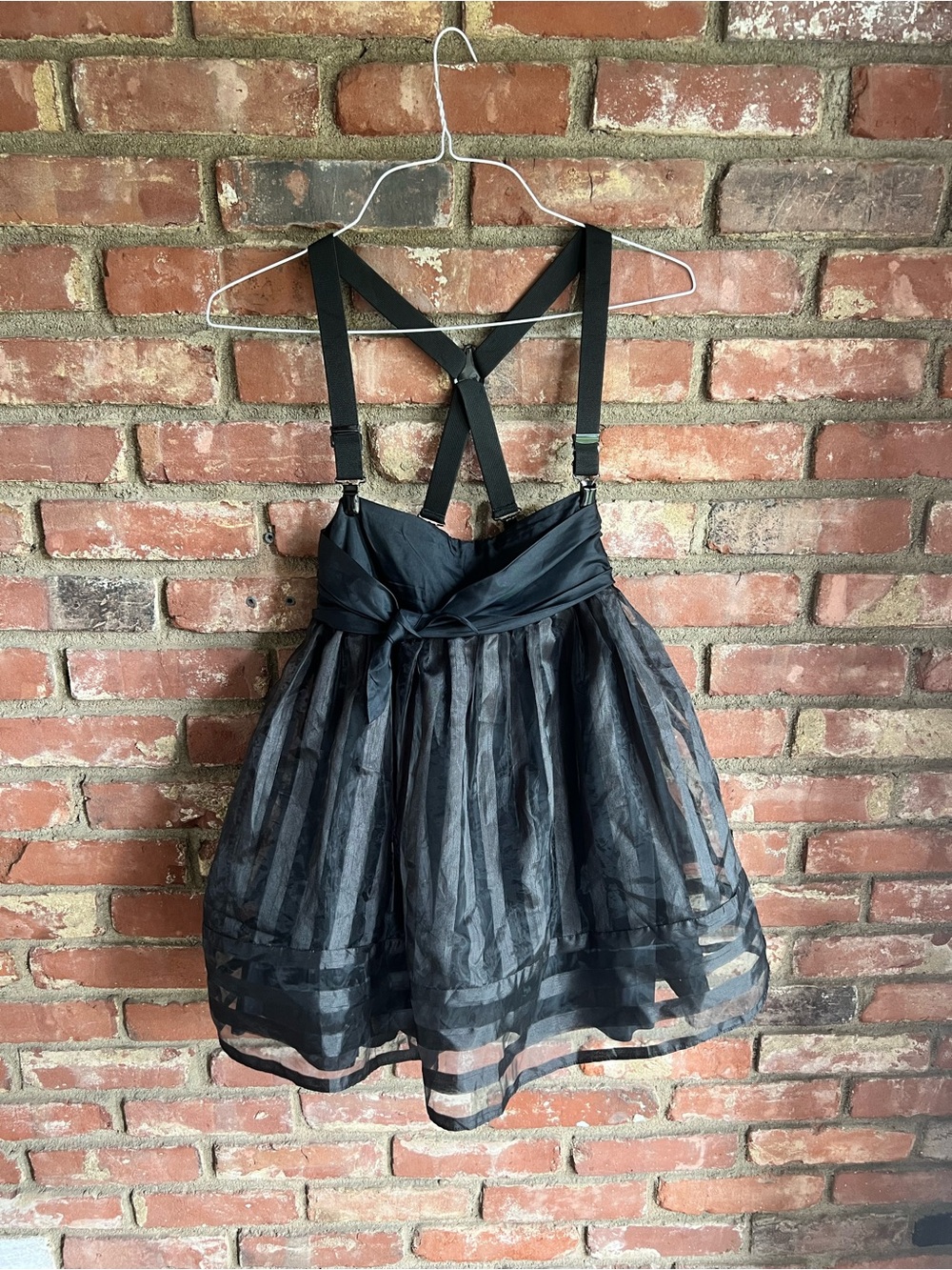 Betsey Johnson Tulle Party Skirt w/ Suspenders